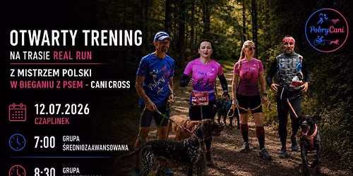 OTWARTY TRENING Z MISTRZEM POLSKI W BIEGANIU Z PSEM! 