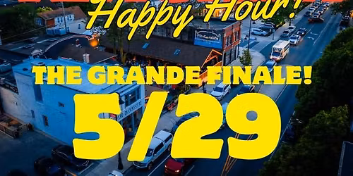 **The GRANDE FINALE!** FITZGERALDS TEACHER HAPPY HOUR on the Patio