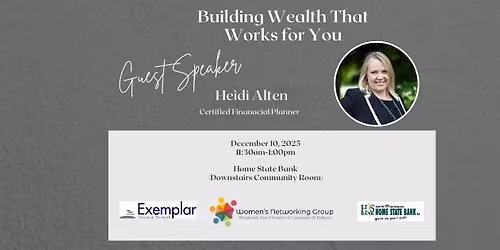 Women's Networking Luncheon - Building Wealth That Works for You