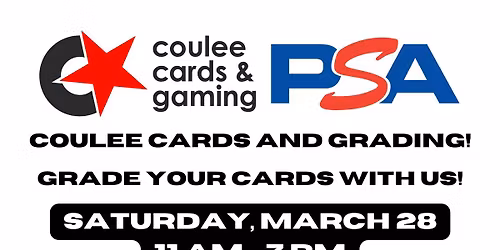 Coulee Cards and Gaming Dubuque PSA Grading Event
