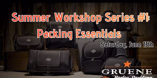 Summer Workshop Series #1: Packing Essentials