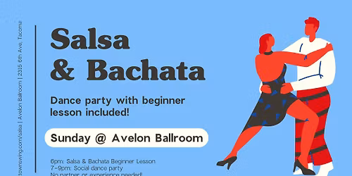 First-Ever Salsa & Bachata Sunday Night 4\/19