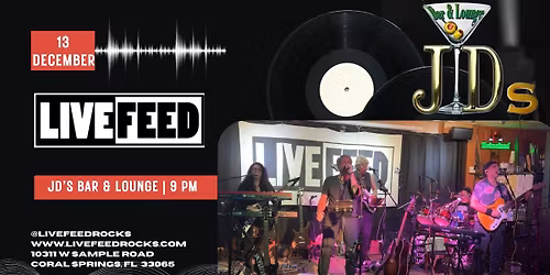 LiveFeed BACK to Rock JD's!