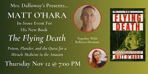 Matt O'Hara's THE FLYING DEATH In-Store Event And Book Signing