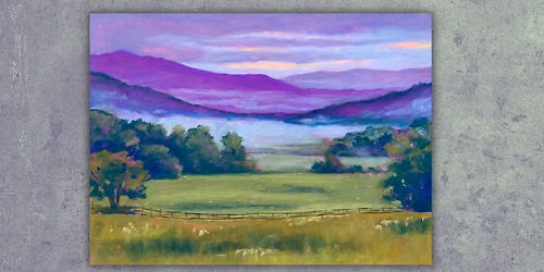 Soft Pastels: Misty Mountain