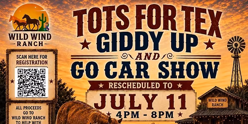 Tots for Tex: Giddy Up & Go Car Show