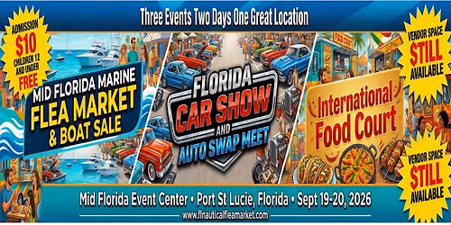 Three Events, Two Days, One Great Location: Mid Florida Marine Flea Market