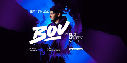 BOU @ NOMAD | Sept. 18