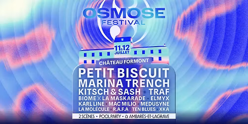 \ud83c\udff0 OSMOSE FESTIVAL 2026 \ud83c\udf05 