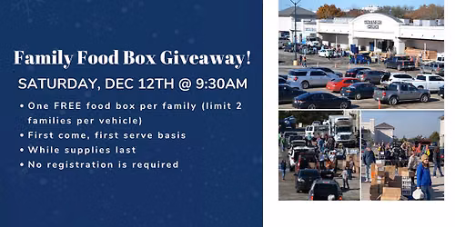 Annual Family Food Box Giveaway