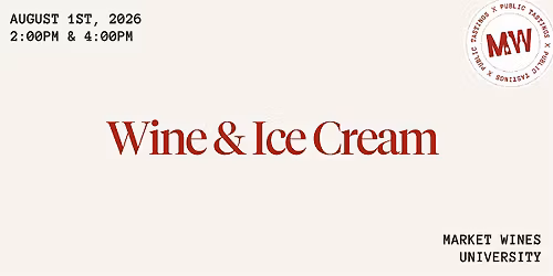 Wine & Ice Cream with Village Ice Cream