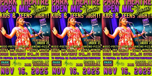 Park Theatre Open Mic Jr.