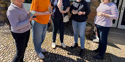 Mosaic making at Tudor House Crafts 