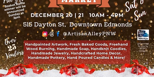 Artisan Alley PNW - Handmade Holiday Market