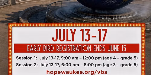 VBS 2026: HOPE STUDIOS (Waukee)