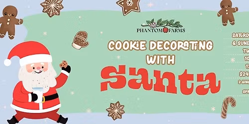 Cookie Decorating with Santa