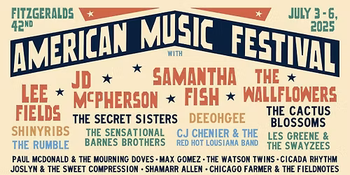 Fitzgerald's American Music Festival - Saturday