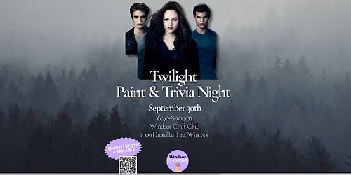 Twilight Paint & Trivia Night