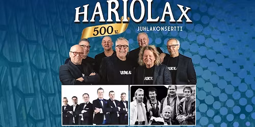 Arto Nuotio, Jussi Lammela & Hariolax 500 v. juhlakonsertti Turku, Logomo 18.3. klo 19