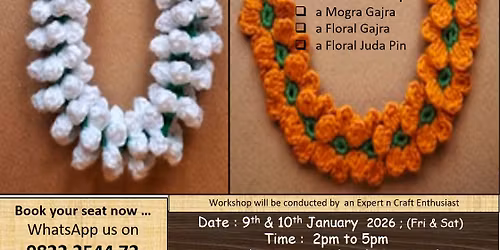 Crochet Hair Accessories Workshop