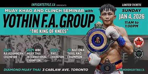 Yothin FA Group Muay Thai Seminar at Diamond MT Toronto
