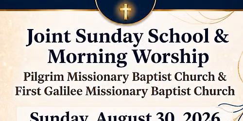 Joint Sunday School & Worship Service 