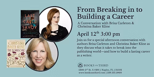 In Conversation with Brisa Carleton & Christina Baker Kline