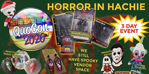 Horror in Hachie at QuoCon in October