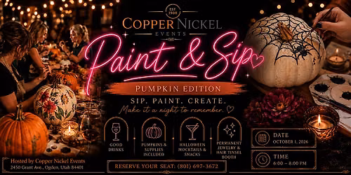 Pumpkin Paint & Sip!