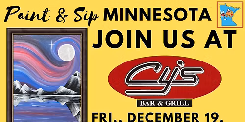 December 19 Paint & Sip at Cy's Bar & Grill