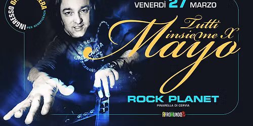 Afro & Beneficenza - Tutti insieme per Mayo - ingresso offerta libera