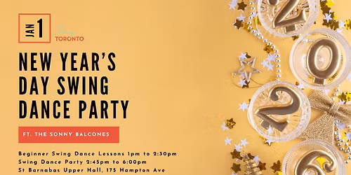 New Years Day Swing Dance w\/ The Sonny Balcones & Lessons!