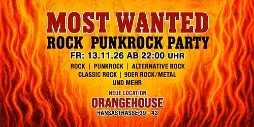 MOST WANTED \/ R O C K - PunkRock PARTY