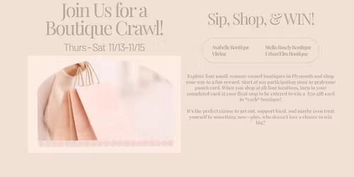 Plymouth Boutique Crawl