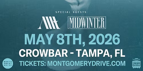 Unprocessed with Special Guests Allt and Midwinter at Crowbar - Tampa, FL