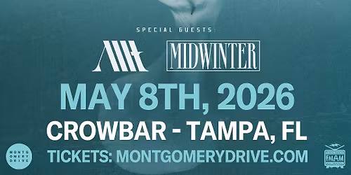Unprocessed with Special Guests Allt and Midwinter at Crowbar - Tampa, FL