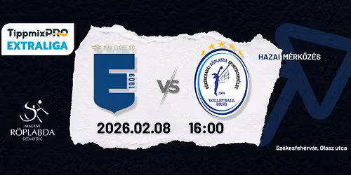 M\u00c1V El\u0151re Foxconn - MBH B\u00e9k\u00e9scsaba TippmixPro N\u0151i Extraliga r\u00f6plabda m\u00e9rk\u0151z\u00e9s