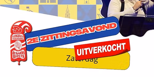 2e Zittingsavond (zaterdag)