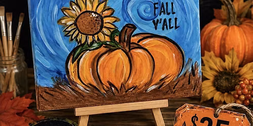 Hello Fall Acrylic Painting