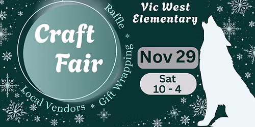 Vic West Elementary Craft Fair