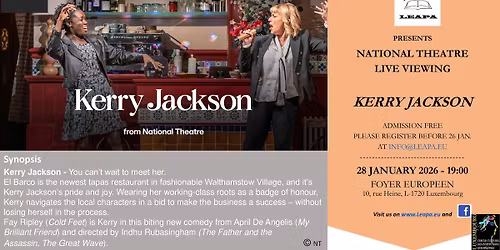 NT Live Viewing - Kerry Jackson