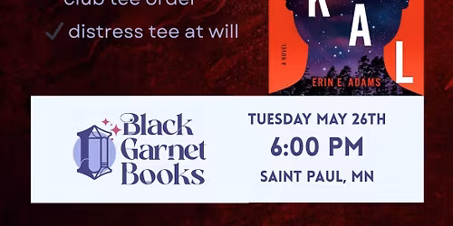 Horror Explorers "Jackal" discussion & Club Tees @ Black Garnet Books