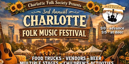3rd Annual Charlotte Folk Music Festival
