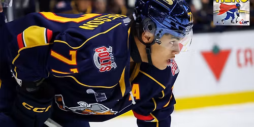 Parking Brantford Bulldogs at Barrie Colts