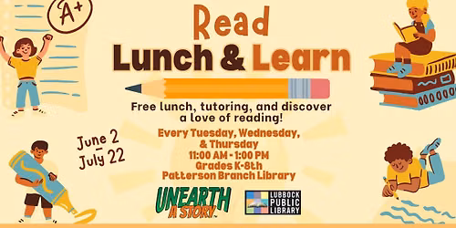 Read, Lunch, & Learn at Patterson Branch Library
