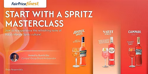 Finest Italian Spritz Masterclass @ Clarke Quay