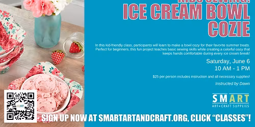 Kids Sewing: Ice Cream Bowl Cozies