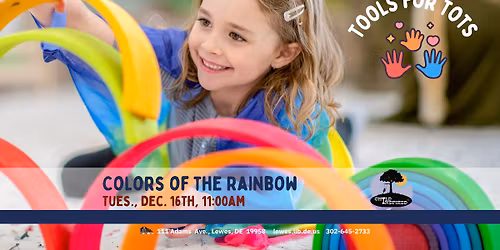 Tools for Tots: Colors of the Rainbow