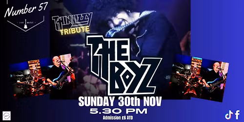 The Boyz Thin Lizzy Experience @ Number 57s Dock Street, Dundee.