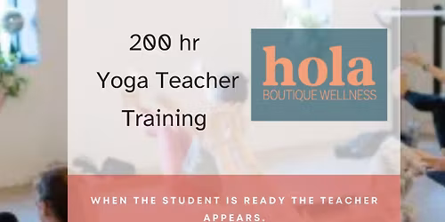 200 HR Yoga Teacher Training at Hola Yoga